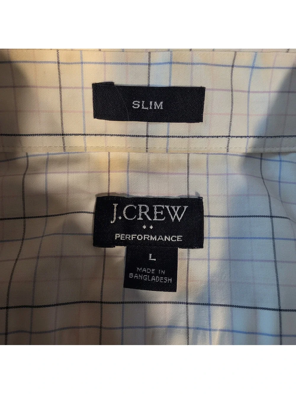 J.Crew Slim Fit Performance Long Sleeve Button-Up Shirt Large